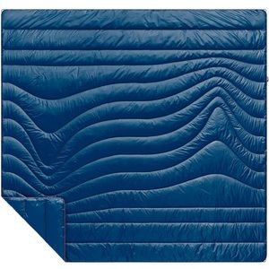 2-person (84 x 80”) Rumpl Original Puffy Camp Blanket in Deepwater Blue 🏕️🔥🛏️